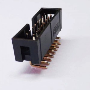 2x8p 2.54mm Pitch Rechtwinkel Dip Kasten Header Weibliche Buchse